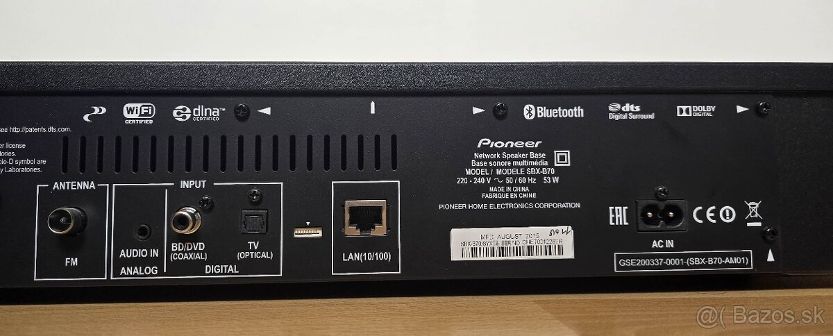 Pioneer SBX-B70 /AirPlay/Bluetooth/Spotify... - 4