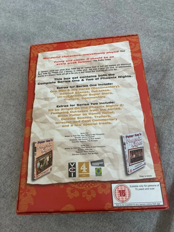 Peter Kay’s Phoenix Nights Complete Series 1 & 2 DVD Boxset - 4