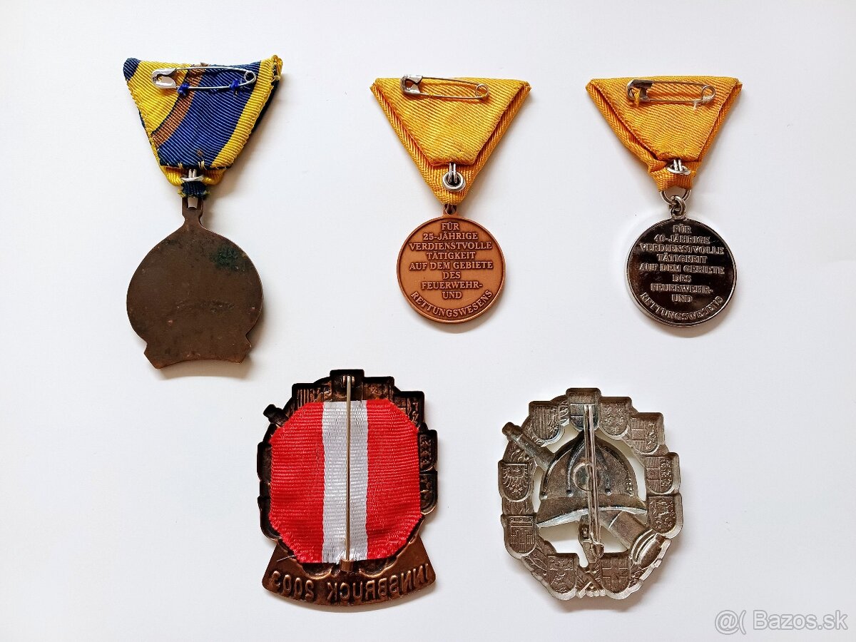 Hasičské odznaky požiarnici Rakusko - 4
