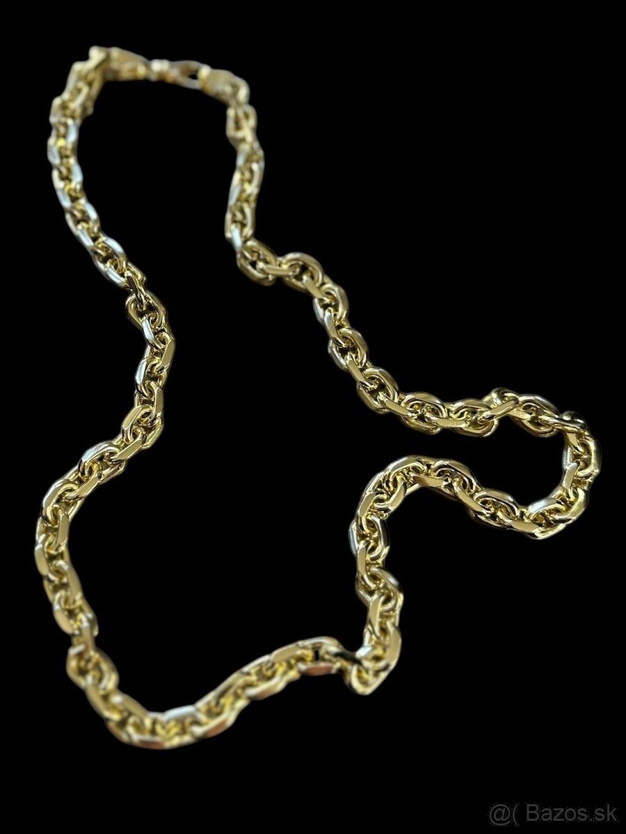 Zlatá reťaz - retiazka Anker/Pilka, 14k zlato 585 - 4