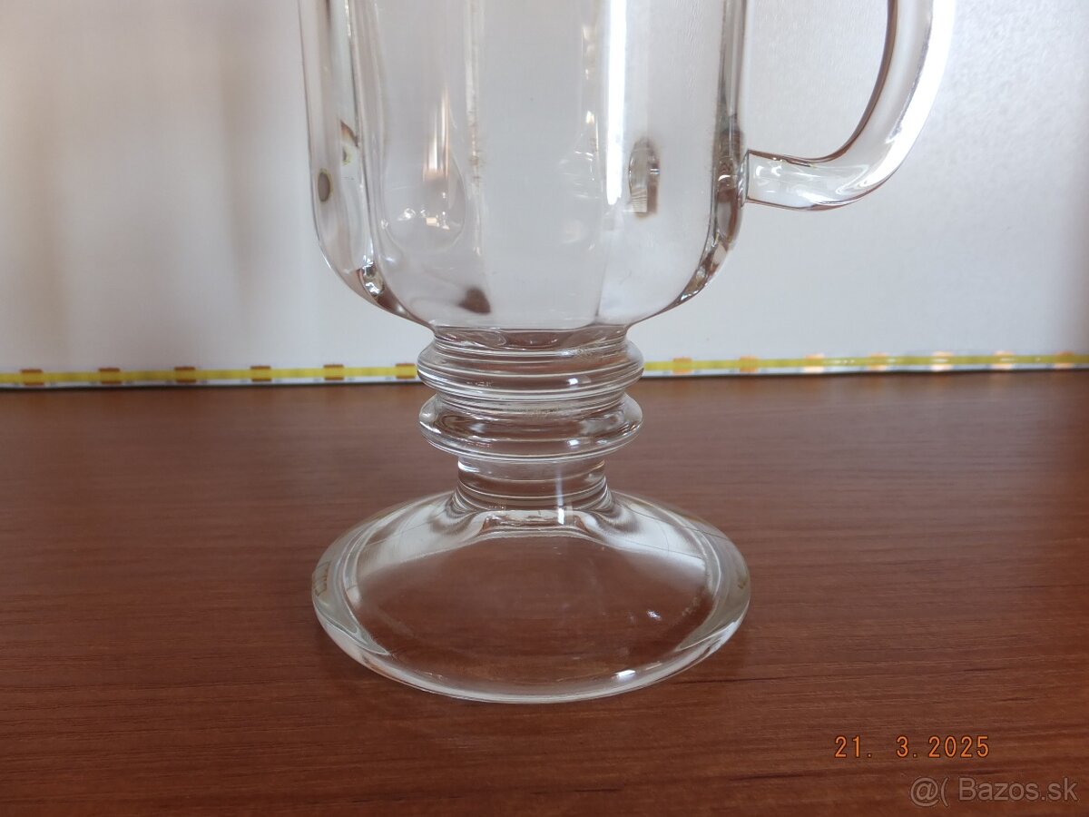 Staré krásné velké grogovky 3 kusy, obsah 200 ml. - 4