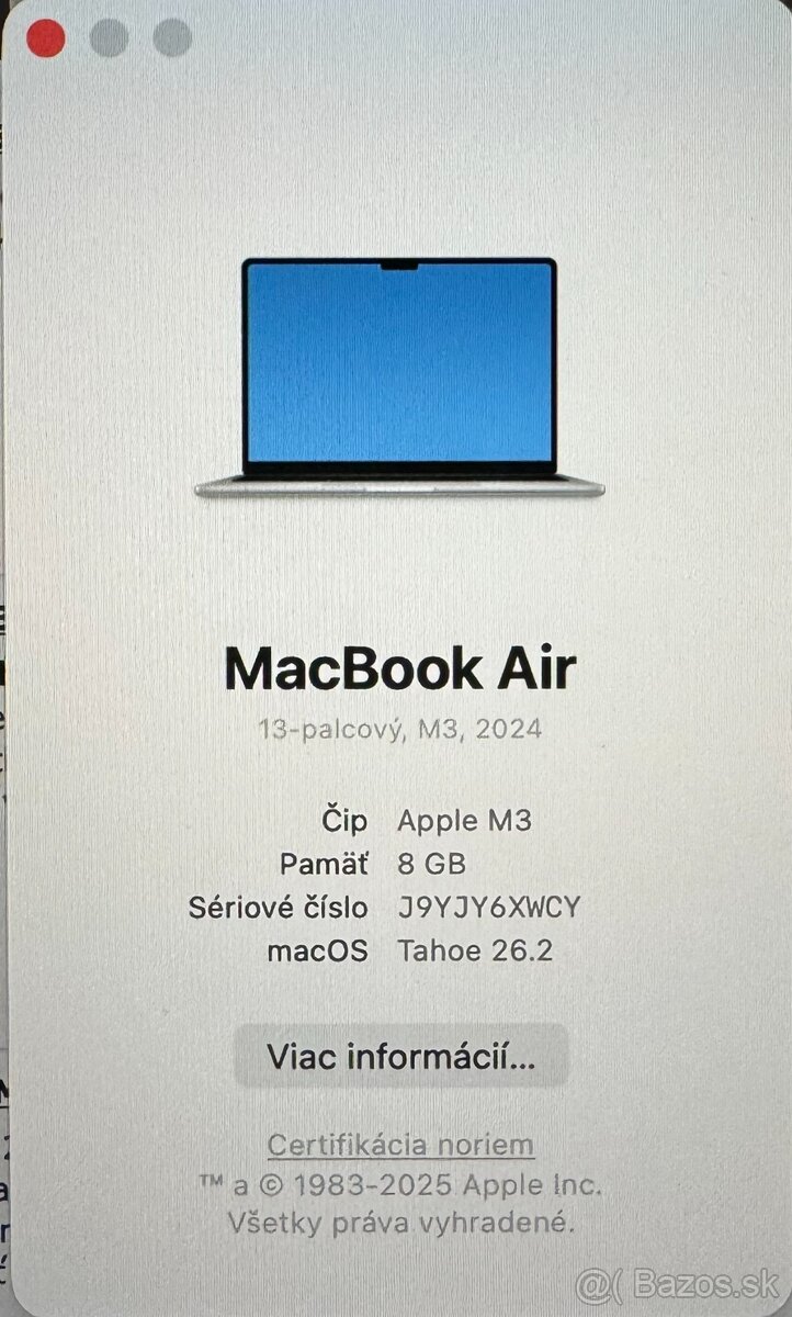 Macbook Air 13'' M3 2024 / 8GB / 256GB SSD, silver - 4