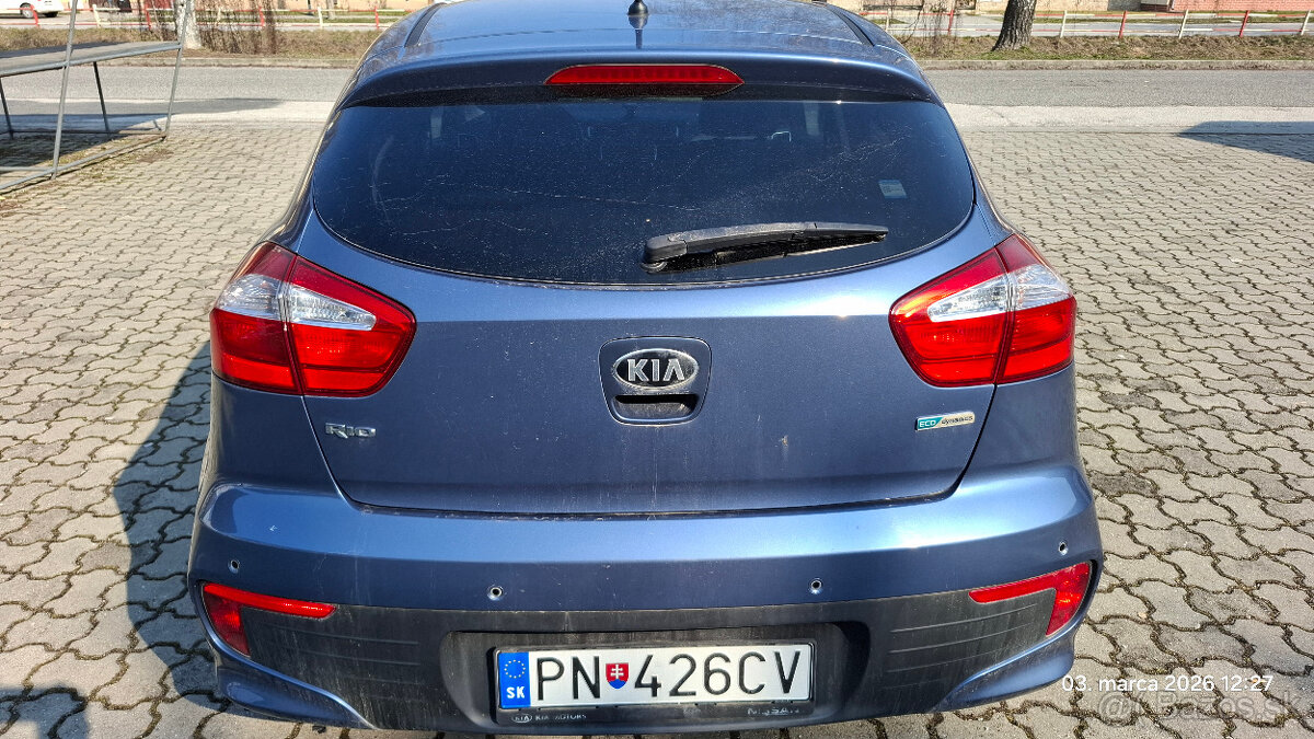 KIA RIO 2015 benzín 1.25 - 4