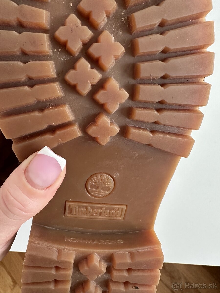 3x obuté, originál čižmy Timberland, veľkosť 34,5 - 4
