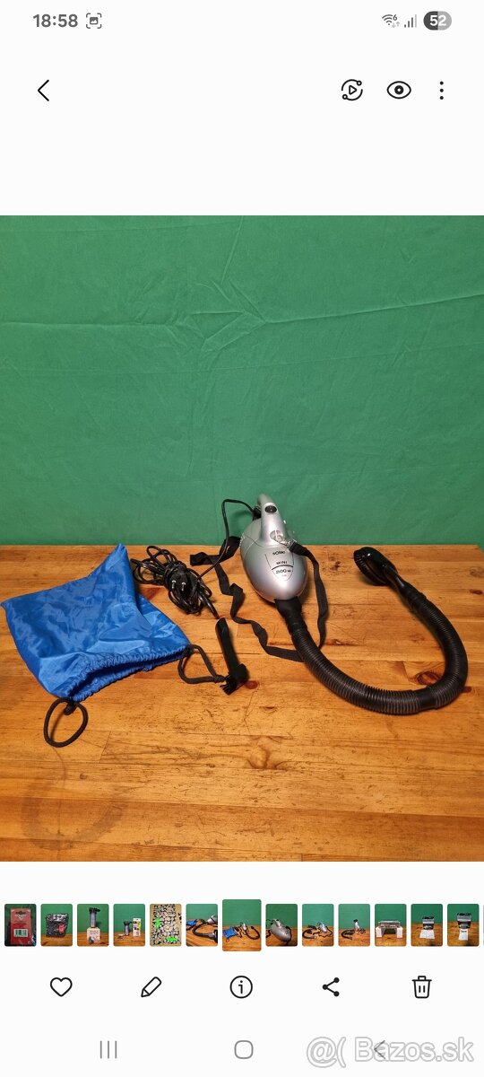 Mini elektrický vysavač Solac 800W - 4