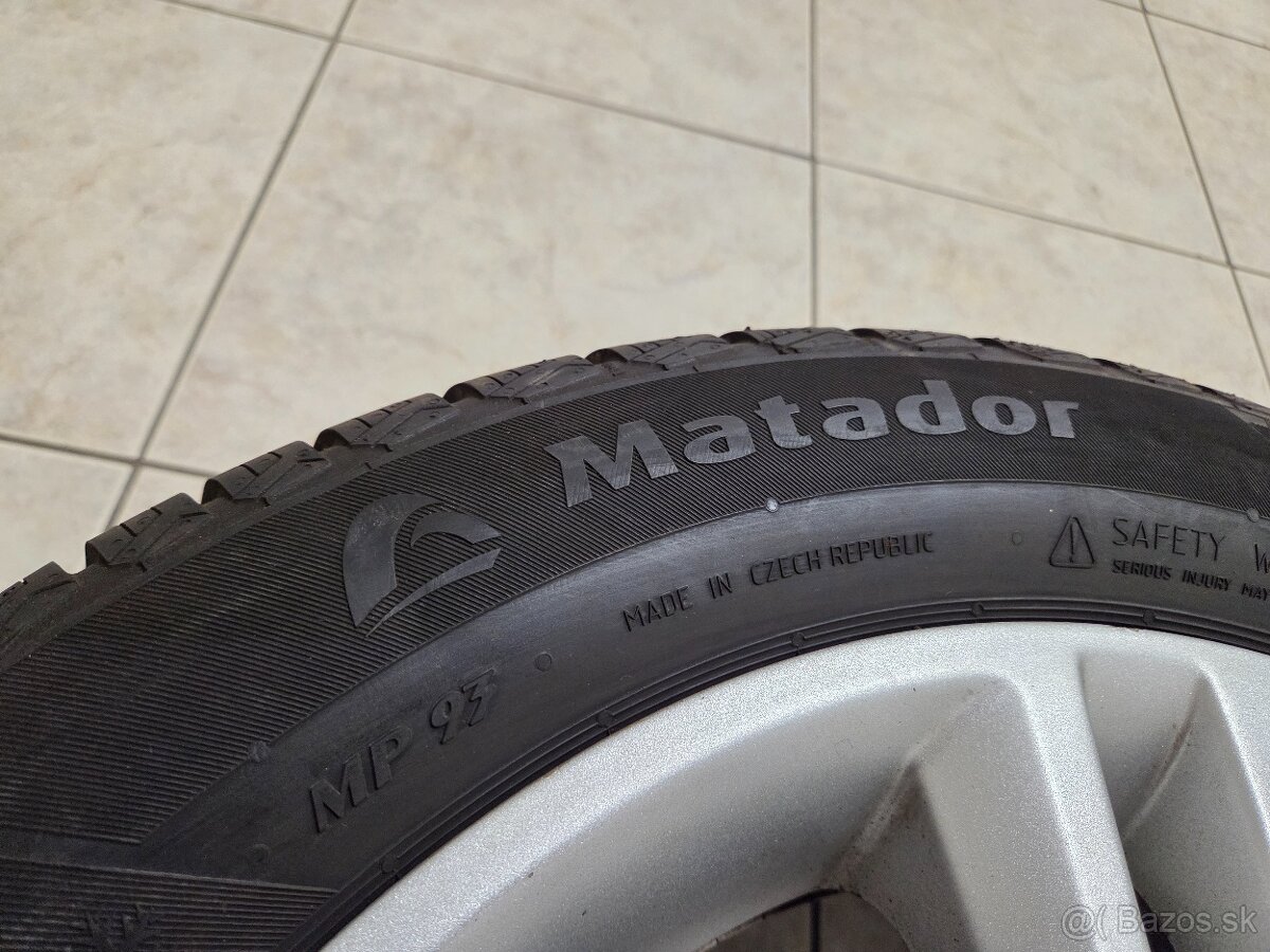 zimné 16" ŠKODA (5x100) - 99% - 4