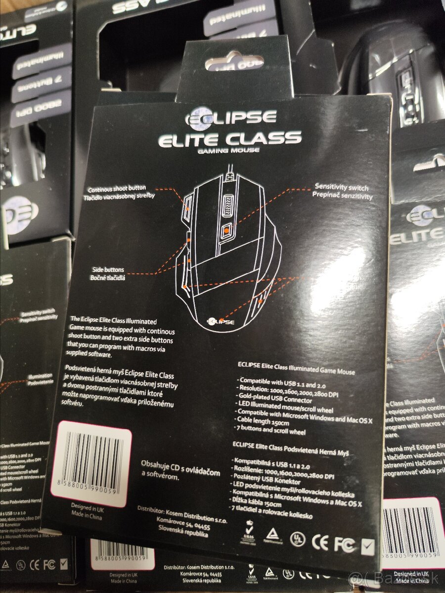Herná myš Eclipse Elite Class (2800 DPI) – Nová - 4