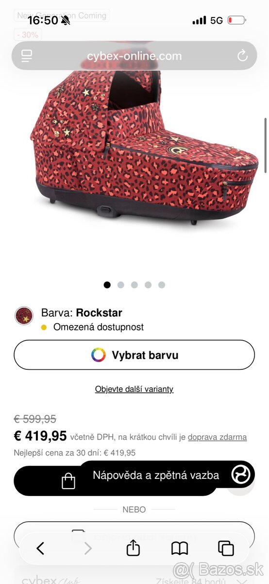 Cybex priam vanicka 4.0 rockstar - 4