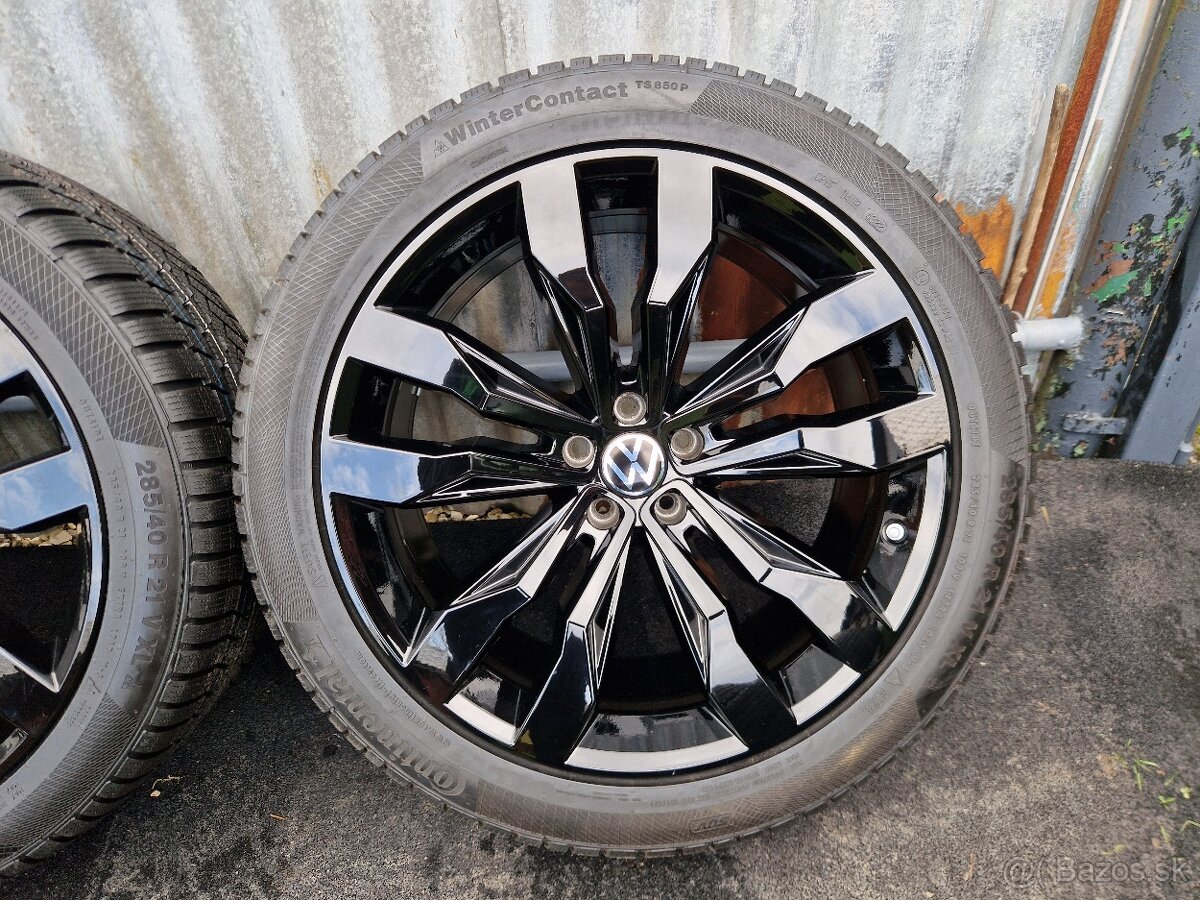 VW Suzuka R21 Touareg Rline 5x112 R21 285/40 R21 Nepoužite - 4