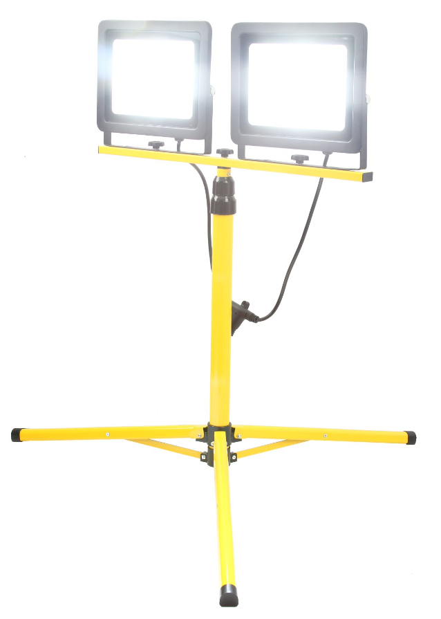 Led pracovný reflektor 2x100W nový na statíve - 4