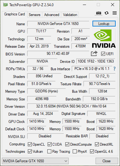 INNO3D GeForce GTX 1650 GDDR6 TWIN X2 OC - 4