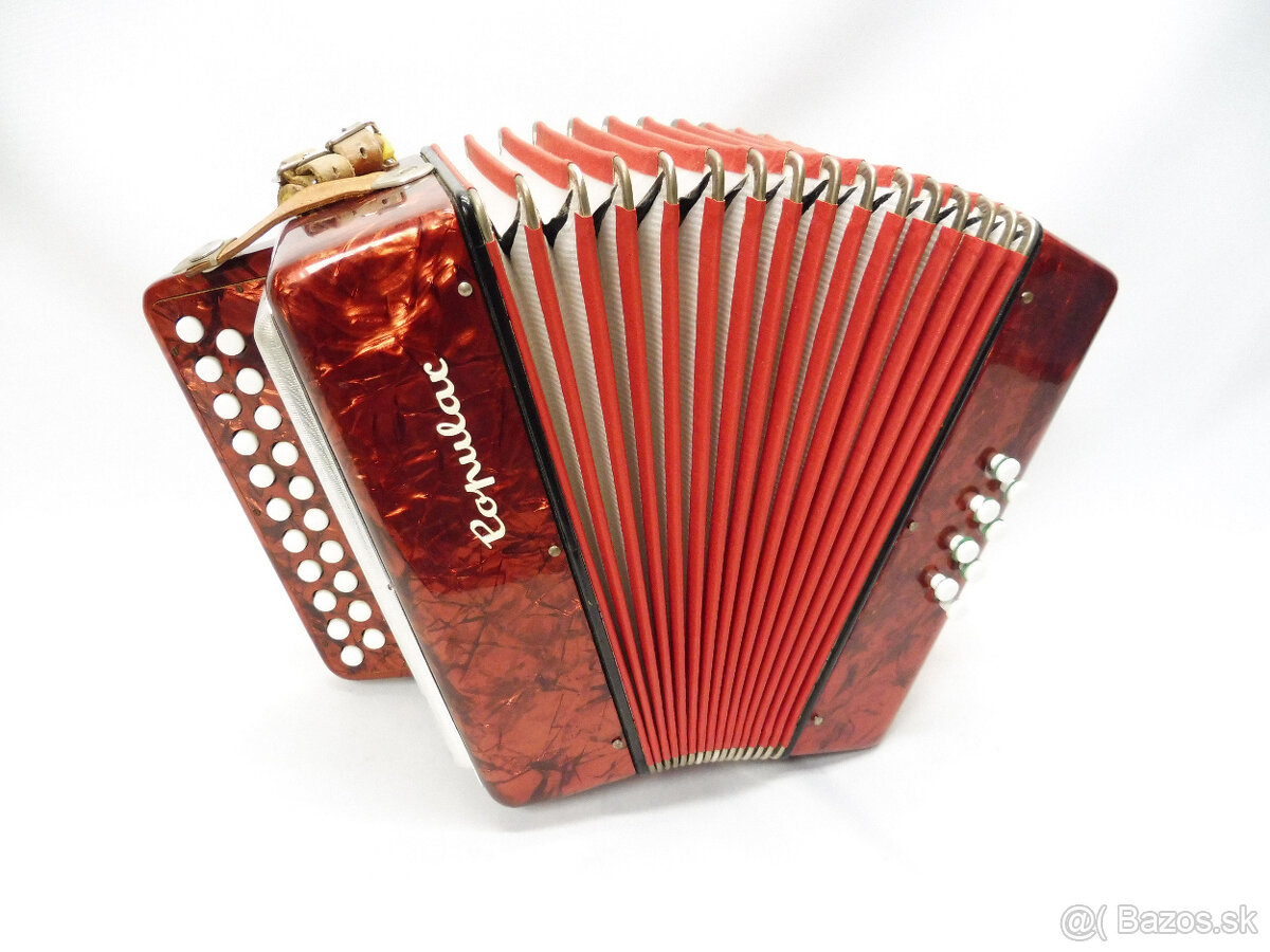 Predám heligónku Delicia Populár C,F - 4