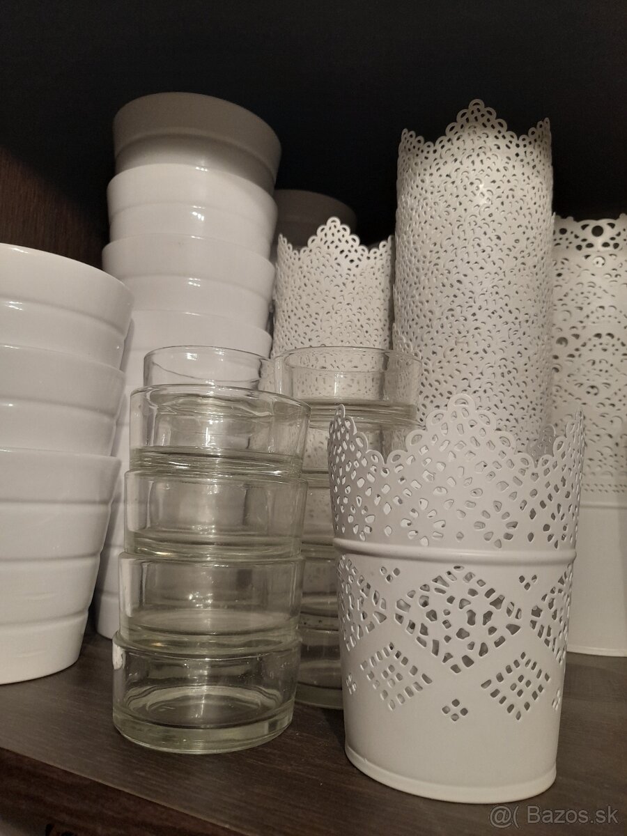 Svadobné vázy, svietniky, dáždniky, kvet do vlasov a kravata - 4