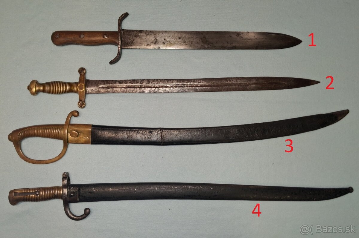 tesak, šabľa, bodák, bajonet - 4