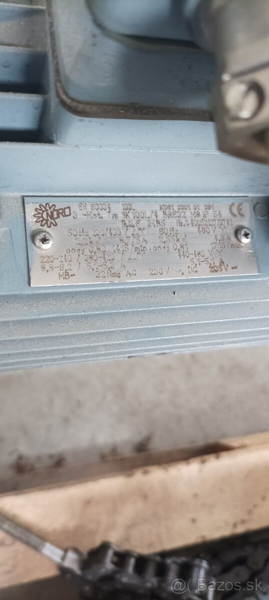 Elektromotor s prevodovkou NORD - 4