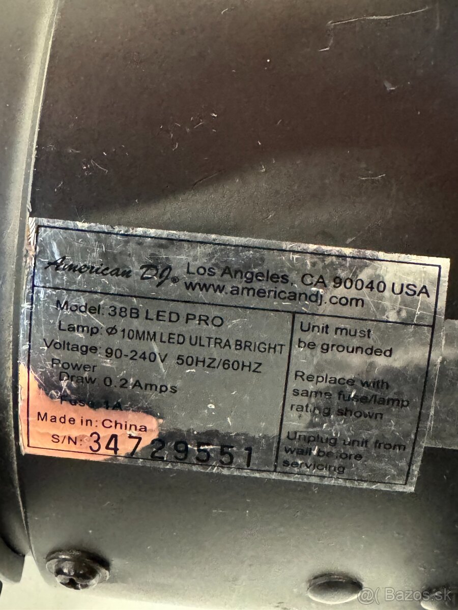 Predám ADJ PAR 38 LED PRO - 4