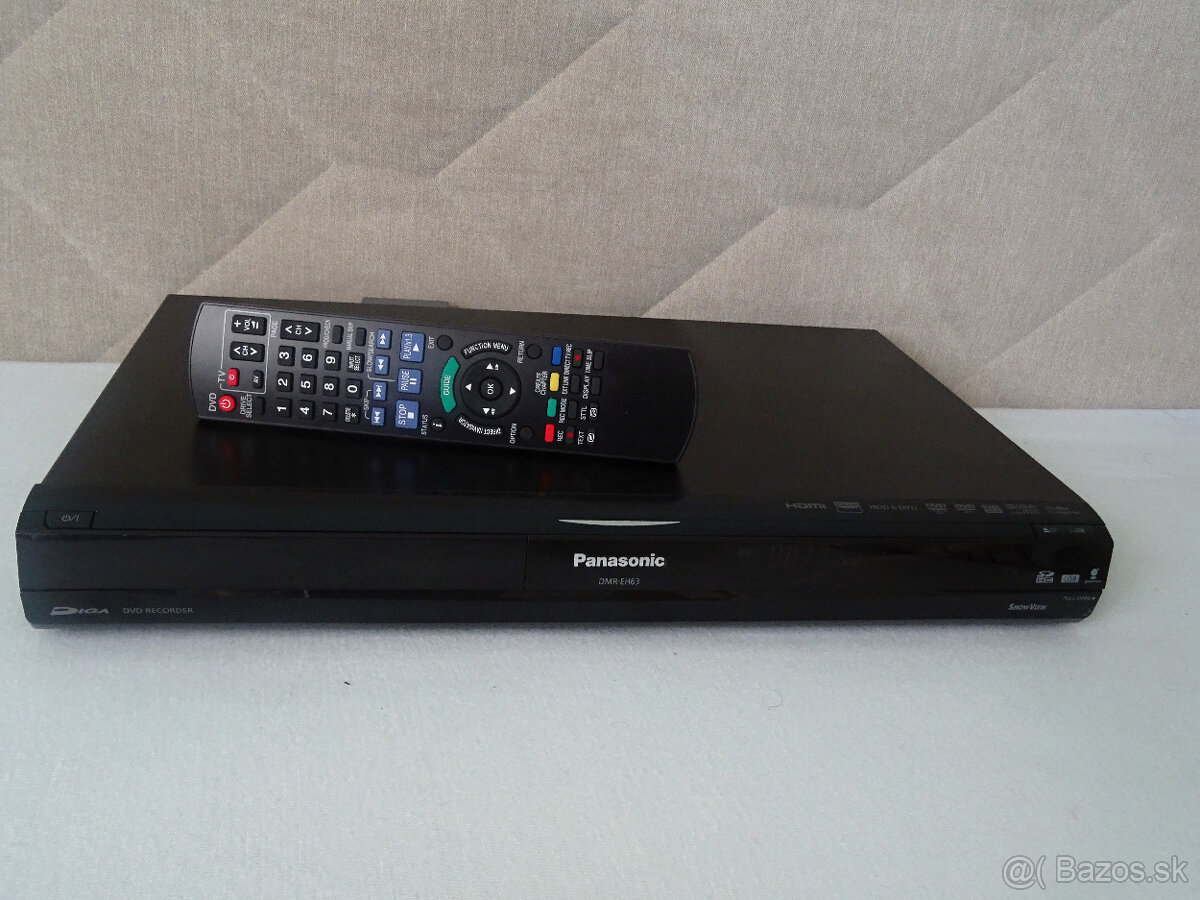 ⭐ DVD rekordér PANASONIC DMR-EH63- 250 GB HDD -HDMI -USB ⭐ - - 4