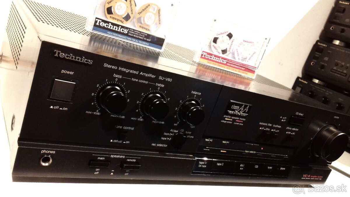 ClassAA spickovy 560W zosilnovac TECHNICS SU-V60 JAPAN, AZ18 - 4