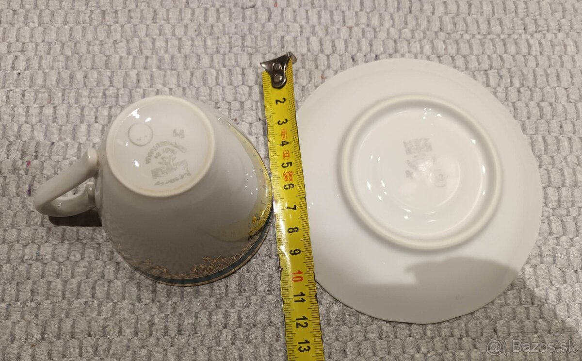 Porcelánová šálka + podšálka - 4