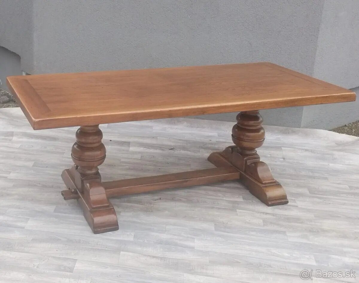 Stôl dubový refektársky . - 4