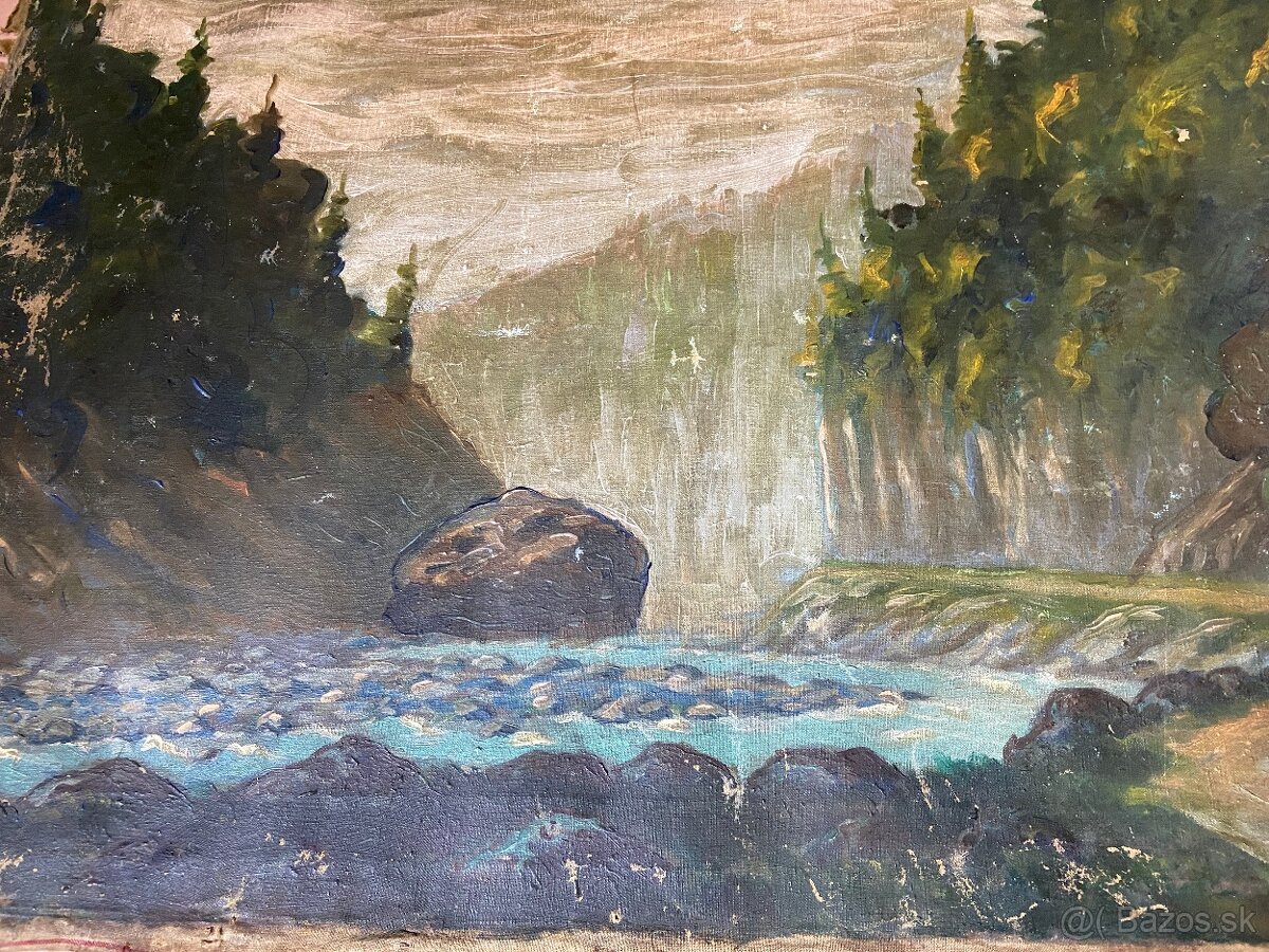 Jenen - maľba na plátne bez rámu - 4