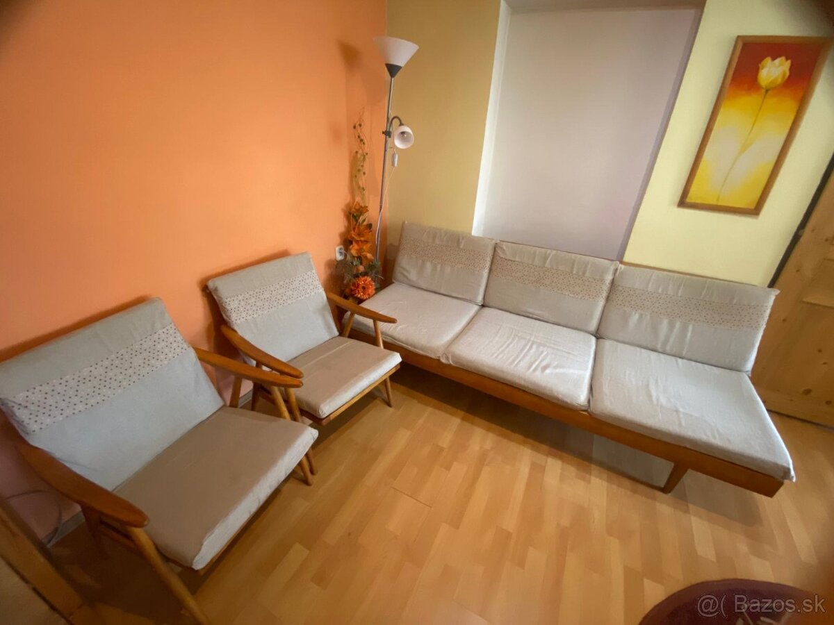 Retro gauč a 2 kreslá - 4