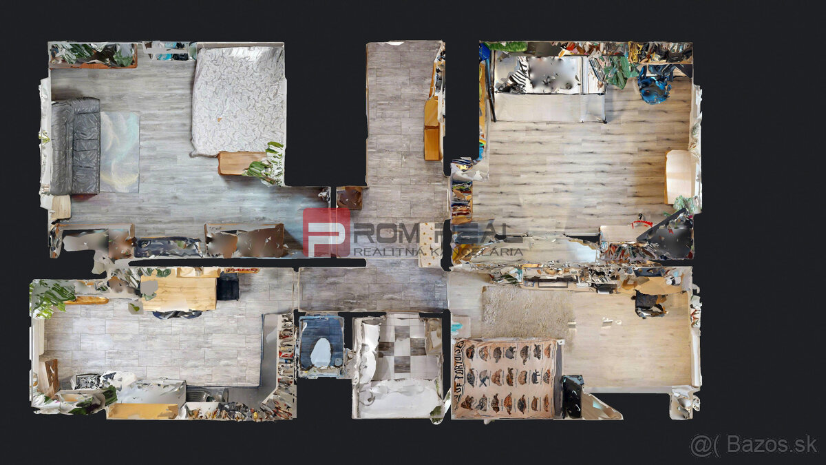 PREDAJ veľkého 3 izbového bytu - 4