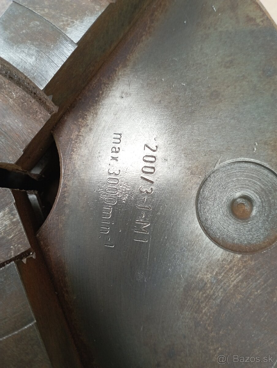 Hlava, sklucovadlo 200mm na sustruh - 4