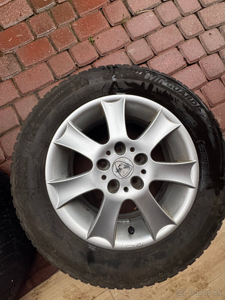 Predám 4 disky + 4 zimné pneumatiky - 4