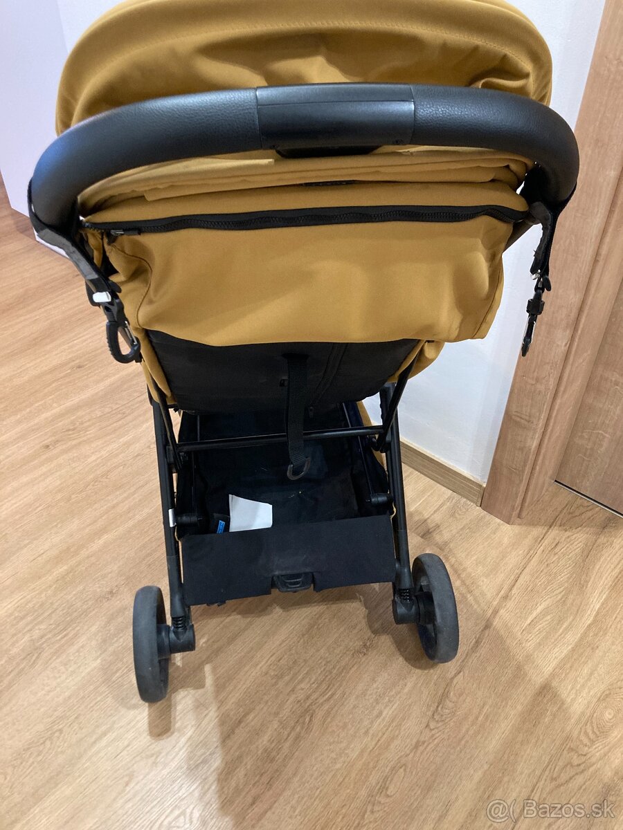 Espiro Just - skladací športový kočiarik (horčicovo-čierny) - 4