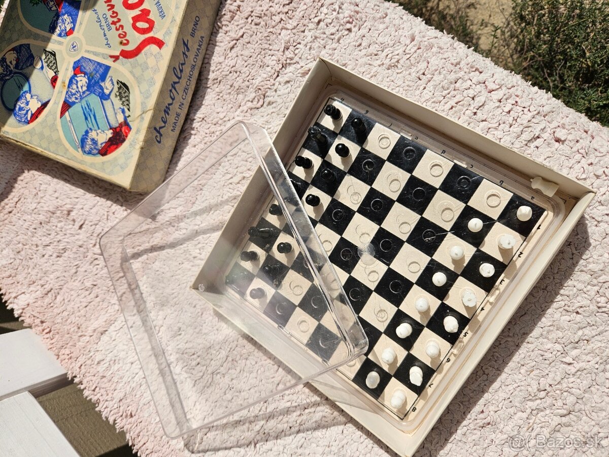 RETRO hra CHEMOPLAST BRNO - ŠACHY - cestovná verzia - 4