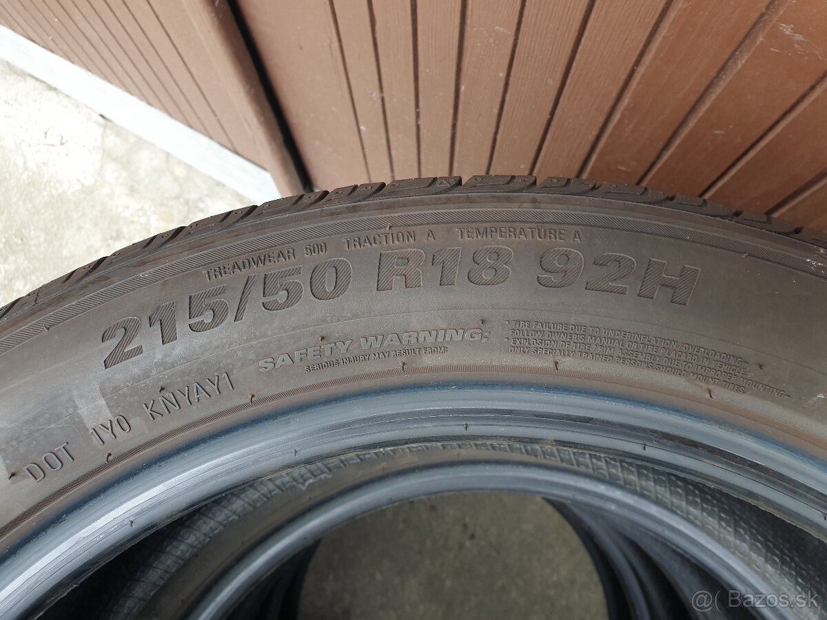 Kumho 215/50 R18 Letné 4ks - 4
