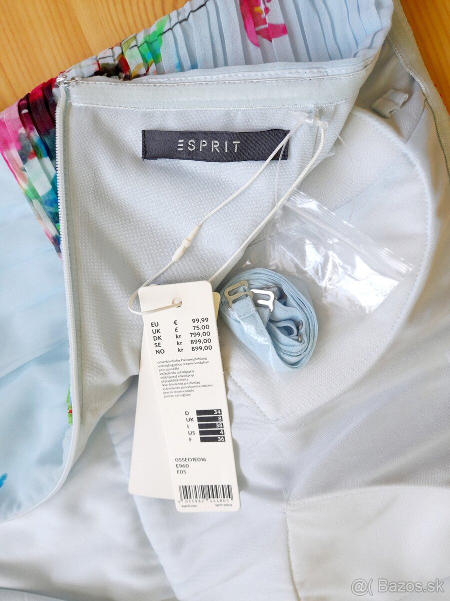 Spoločenské šaty Esprit s kvetmi - 4