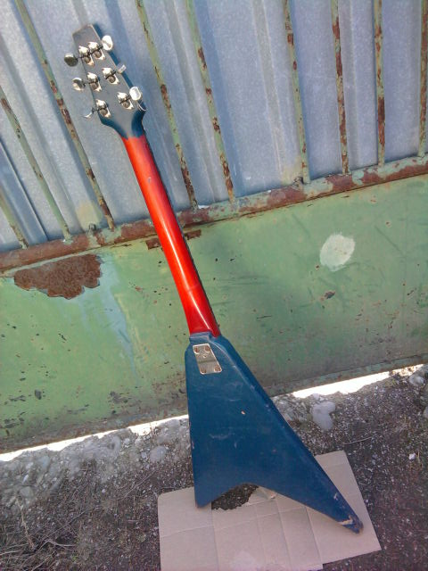 Stará československá elektrická Gitara-domáca prerábka - 4