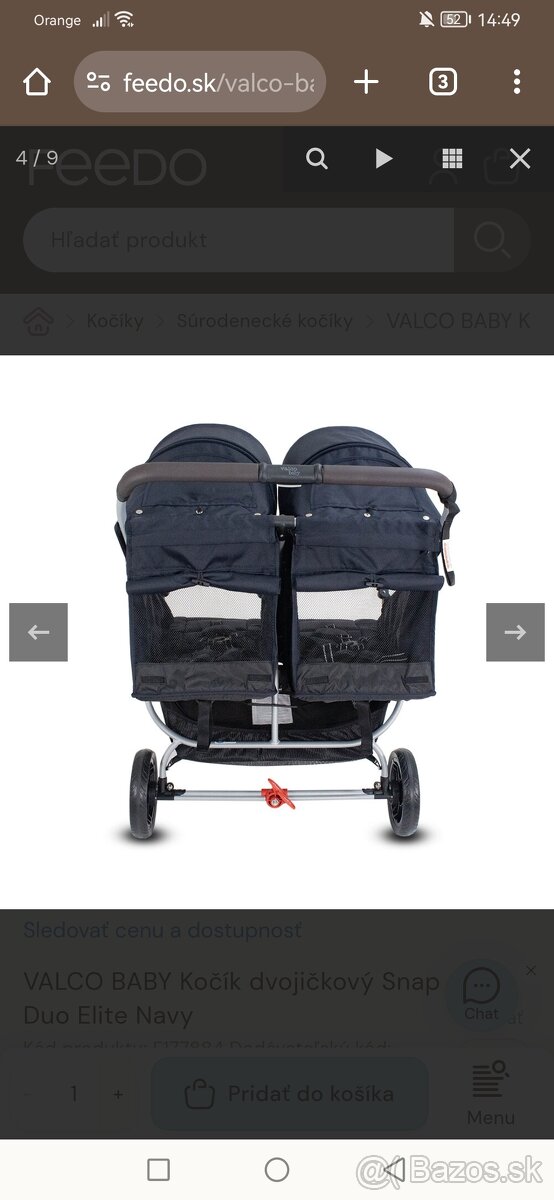 Kočík pre dvojičky - 4