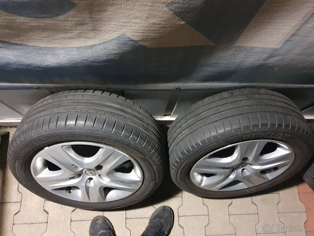 plechové disky, s puklicami 5x110 r16 - 4