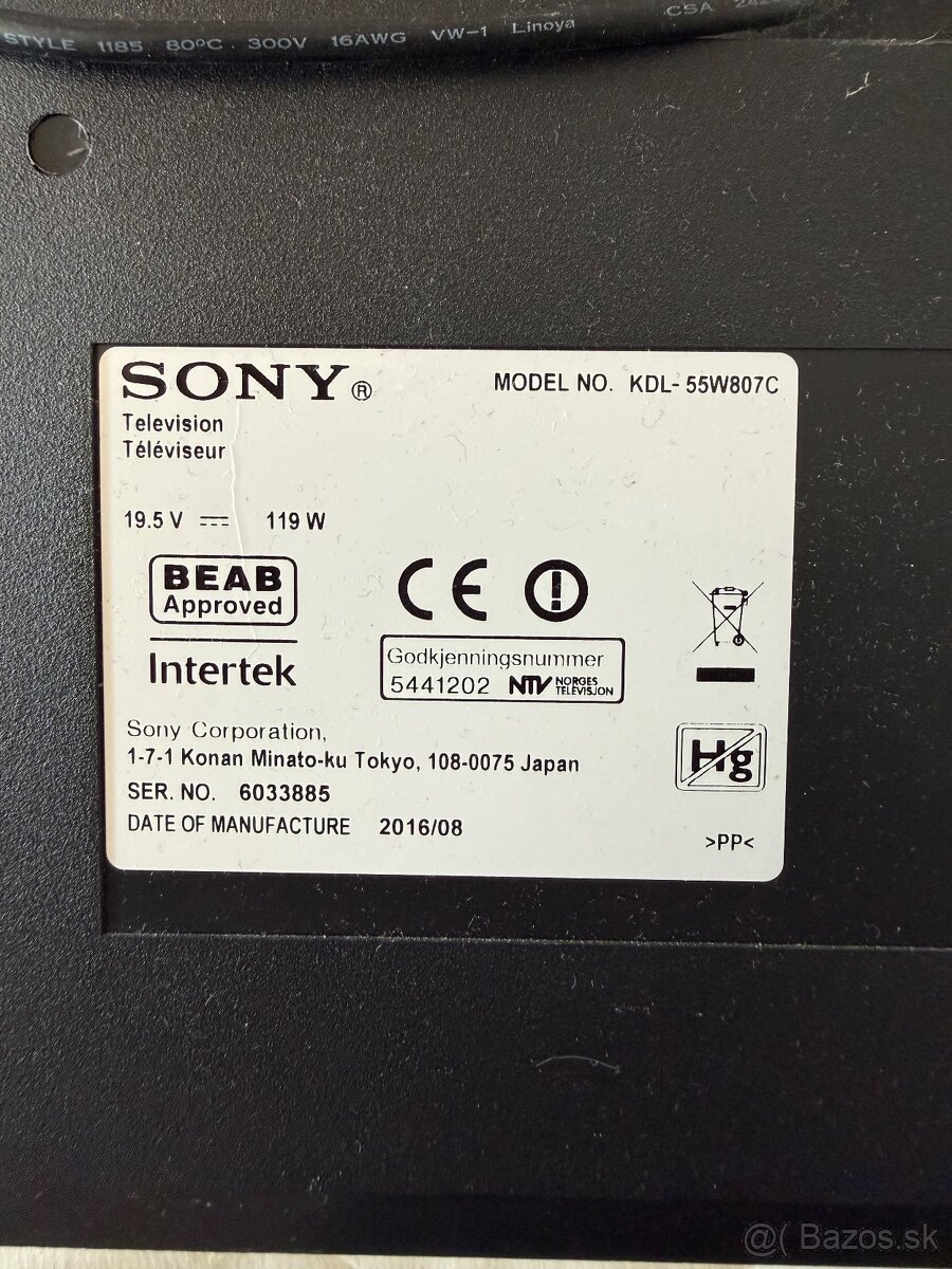 Sony Bravia KDL-55W807C – 55” Smart Android TV - 4
