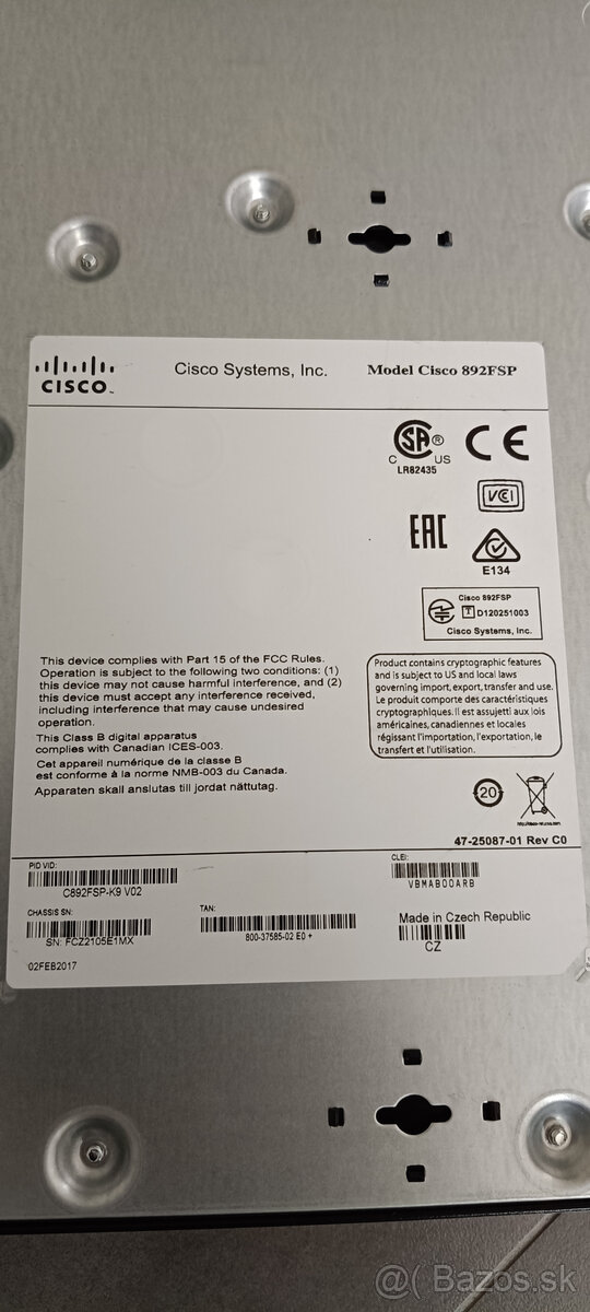 cisco 892fsp - 4