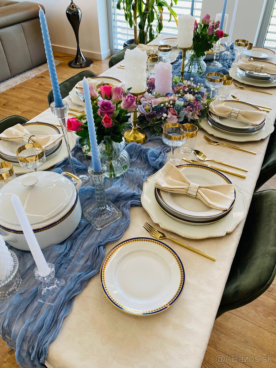 Veľká retro obedová súprava, posielam kuriérom - 4