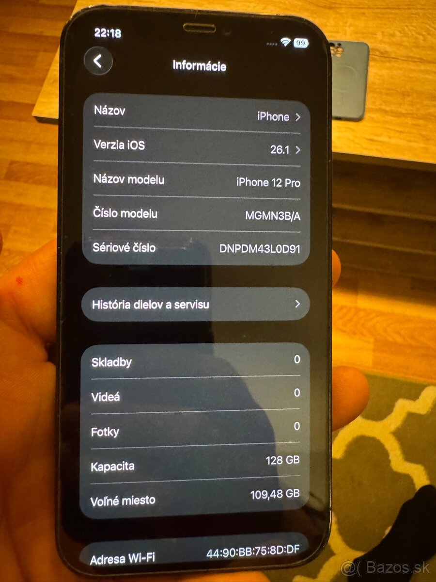 Predam Iphone 12 PRO 128gb Pacifik Blue - 4