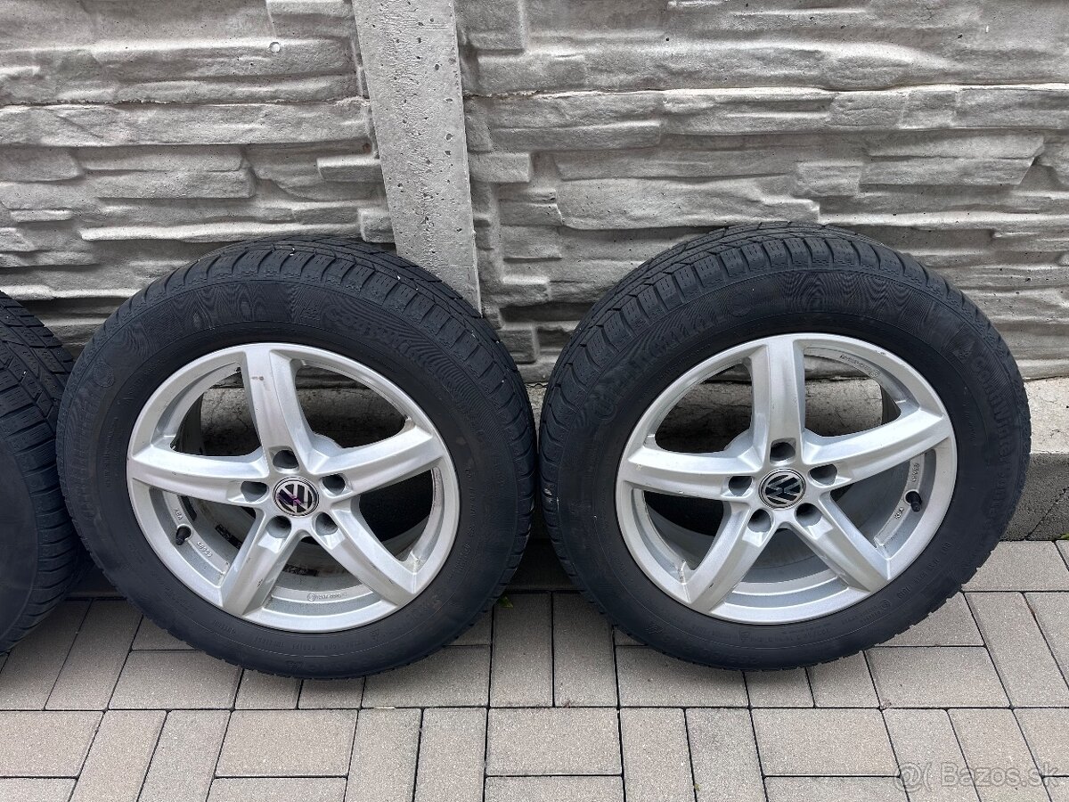 Alu disky R 16 + 205/60 R16 - zimné Continental TS830 P - 4