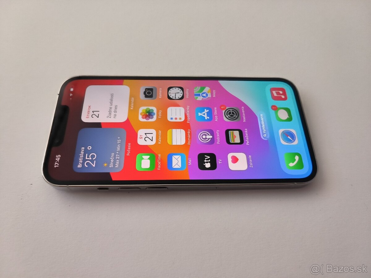 apple iphone 13 PRO 256gb Silver / Batéria 100% - 4