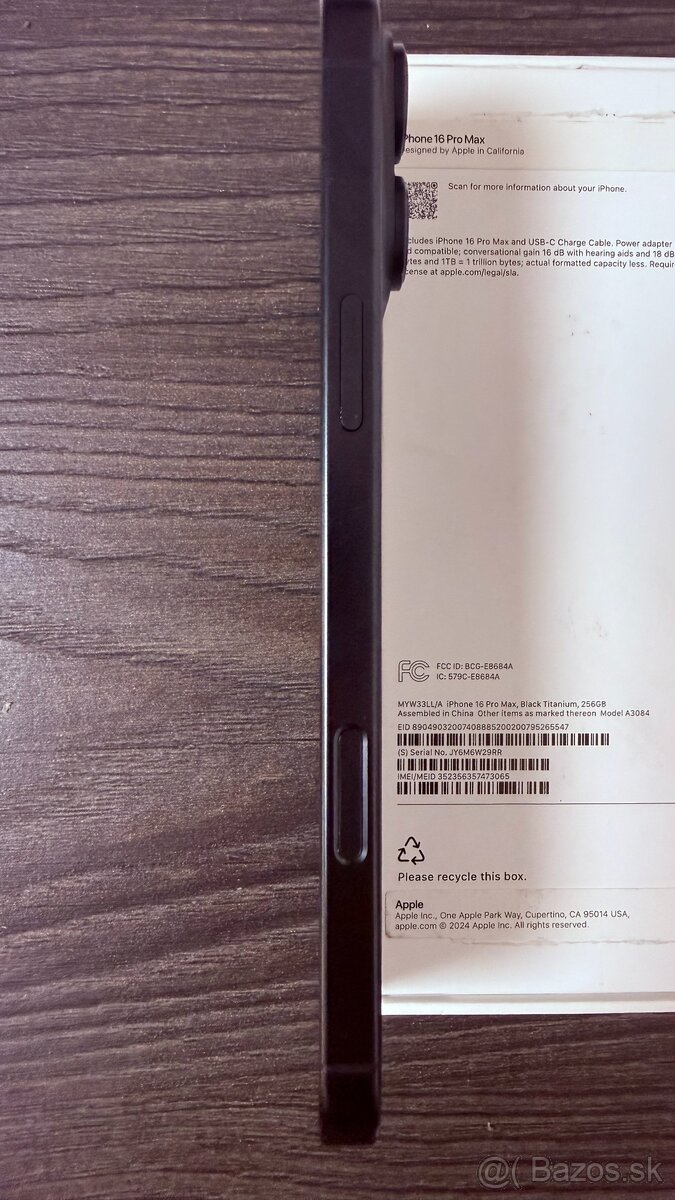 I Phone 16 pro MAX 256 - 4