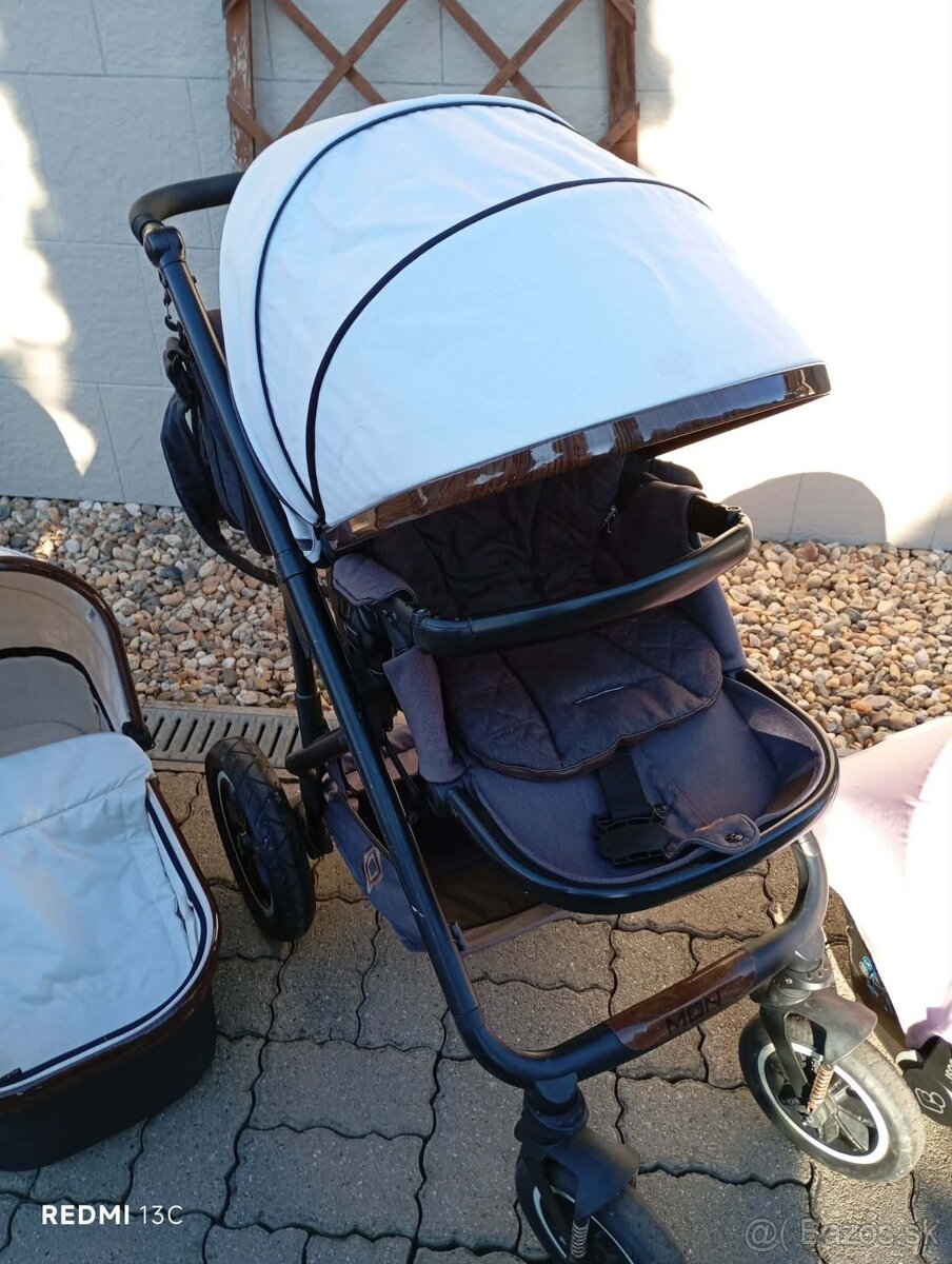 Kočiar Moon Style 2v1 + autosedačka – set - 4