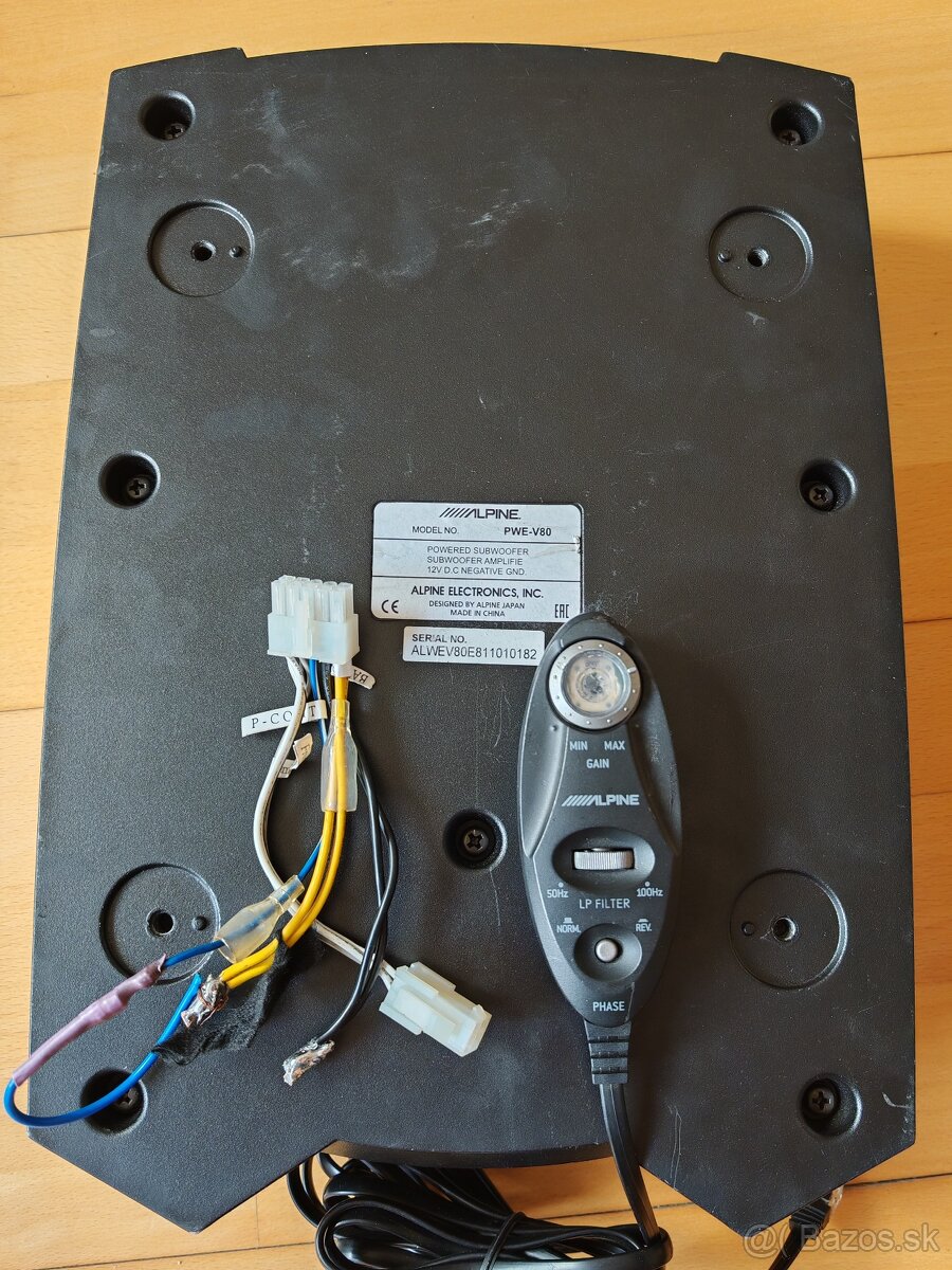 Subwoofer pod sedadlo Alpine PWE-V80 - 4