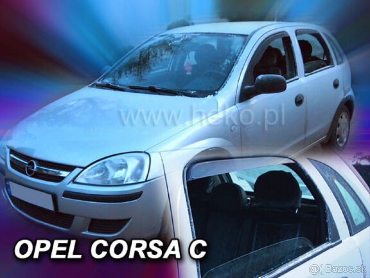 Deflektory/ofuky Corsa C - 4