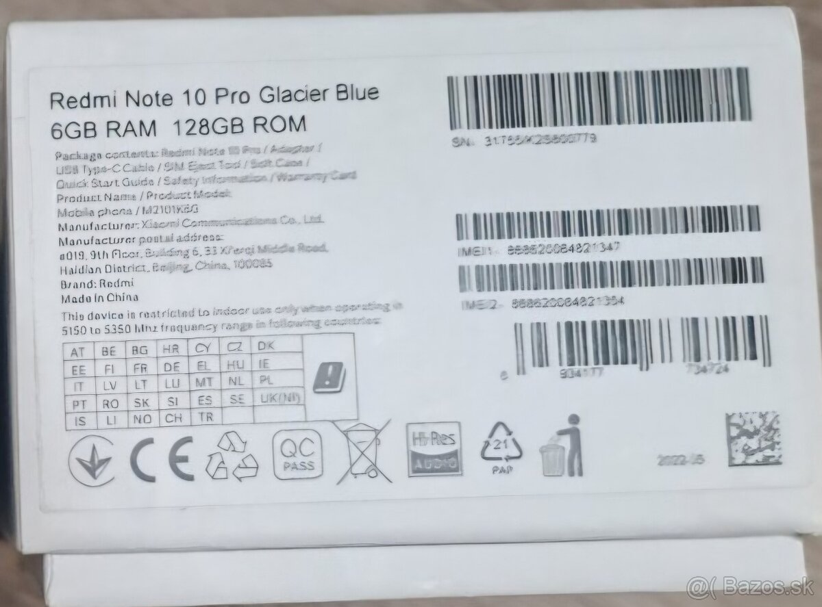Xiaomi Redmi Note 10 Pro 6/128GB - 4