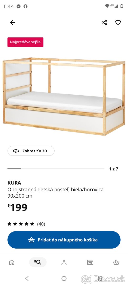Posteľ IKEA Kura - 4