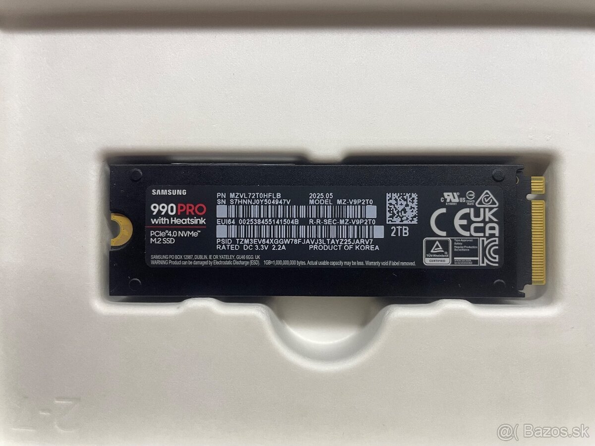 SAMSUNG SSD 990 PRO 2 TB HEATSINK - 4