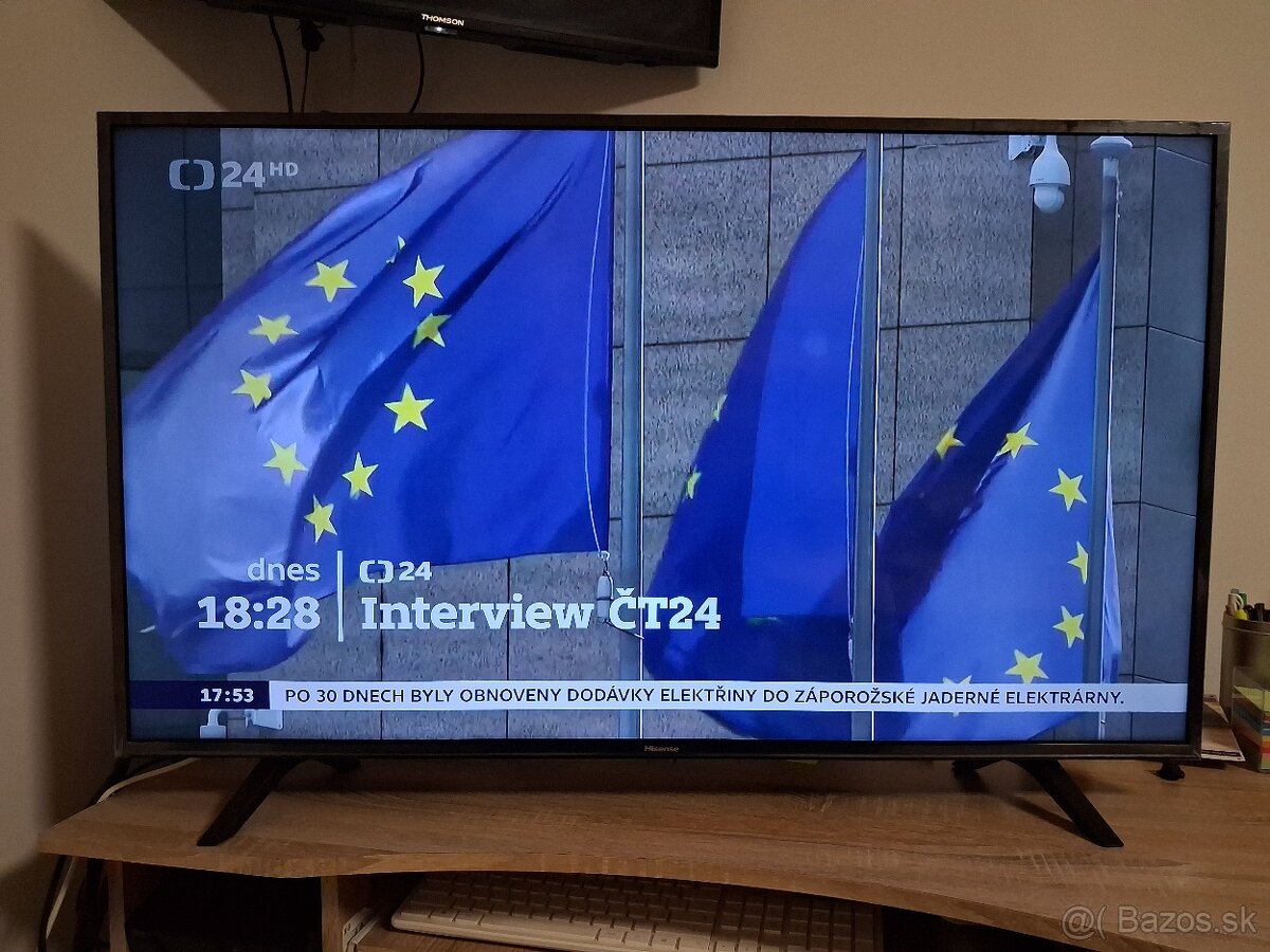 Predám 4K UHD SMART TV HISENSE 43B7100 - 4